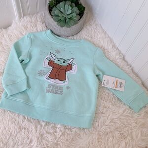 😍3 for $15💗18 Months Baby Girl Star Wars Sweatshirt